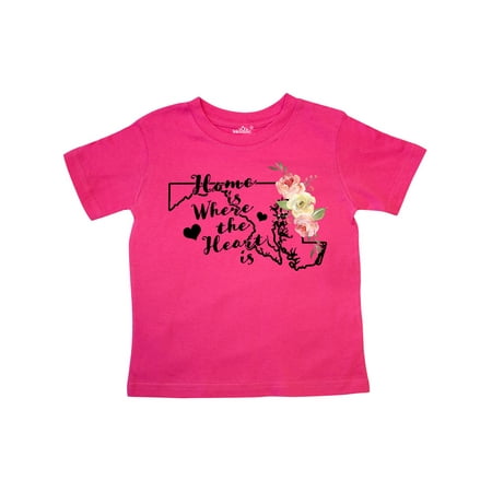 Inktastic Maryland Home is Where the Heart is with Watercolor Floral Gift Toddler Boy or Toddler Girl T-Shirt
Inktastic Maryland Home is Where the Heart is with Watercolor Floral Gift Toddler Boy or Toddler Girl T-Shirt