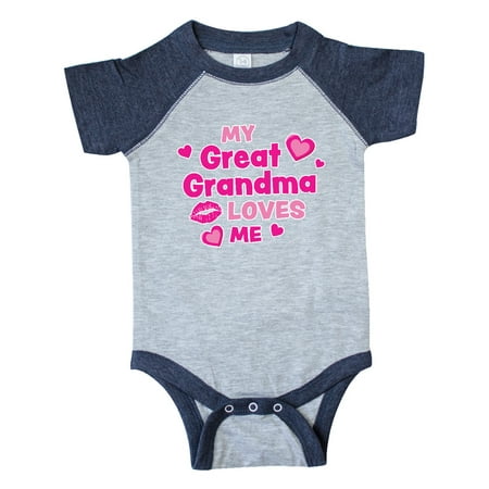 Inktastic Valentine s Day My Great Grandma Loves Me Hearts and Lips Gift Baby Boy or Baby Girl Bodysuit
Inktastic Valentine s Day My Great Grandma Loves Me Hearts and Lips Gift Baby Boy or Baby Girl Bodysuit