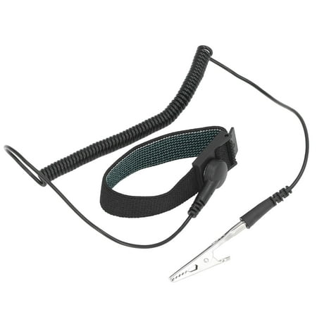 ESD Bracelet Static Resistant Wrist Strap Protective Long Spiral Wire PU + Stainless Steel For Dust Free Workshops Black
ESD Bracelet Static Resistant Wrist Strap Protective Long Spiral Wire PU + Stainless Steel For Dust Free Workshops Black