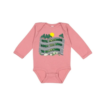 Inktastic Civil Engineers Road To Happiness Gift Baby Boy or Baby Girl Long Sleeve Bodysuit
Inktastic Civil Engineers Road To Happiness Gift Baby Boy or Baby Girl Long Sleeve Bodysuit
