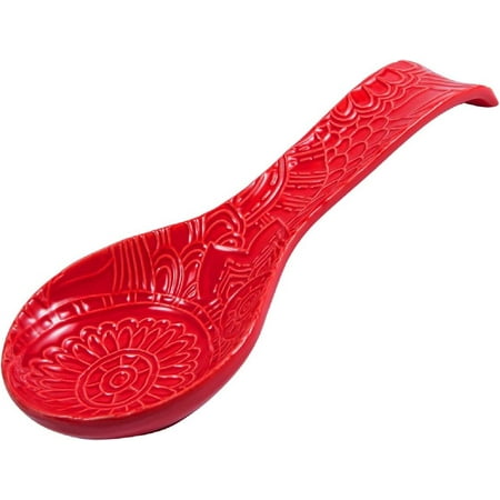 Ceramic Spoon Rests for Kitchen Spoon Rest for Stove Top Countertop Utensil Rest Ladle Spoon Holder Red
Ceramic Spoon Rests for Kitchen Spoon Rest for Stove Top Countertop Utensil Rest Ladle Spoon Holder Red