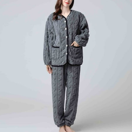 Pajamas for Women Ahomtoey Couples Women Button Warm Winter Flannel Pajamas Set Long Sleeve Long Pant Family Gifts Great Gift for Less on Clearence
Pajamas for Women Ahomtoey Couples Women Button Warm Winter Flannel Pajamas Set Long Sleeve Long Pant Family Gifts Great Gift for Less on Clearence