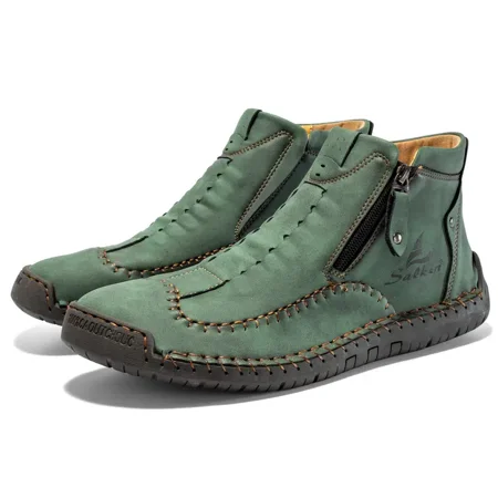 FLYLAND Men‘s Ankle Boots Vintage Style Comfortable Wear-resistant Non-slip Stitch Boots Outdoor Shoes For Hiking Trekking Climbing
FLYLAND Men‘s Ankle Boots Vintage Style Comfortable Wear-resistant Non-slip Stitch Boots Outdoor Shoes For Hiking Trekking Climbing
