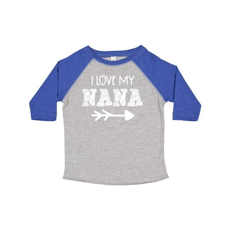 Inktastic I Love My Nana with Arrow Gift Toddler Boy or Toddler Girl T-Shirt