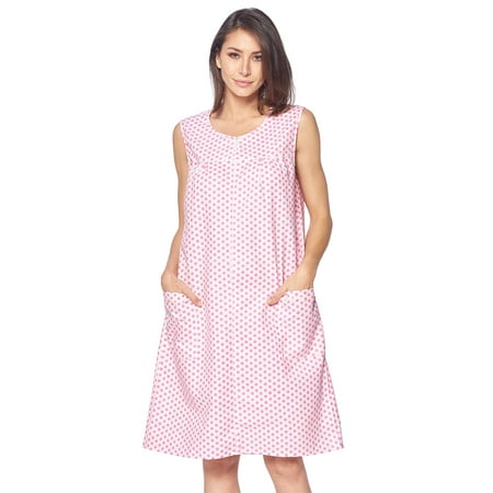 Casual Nights Women s Zipper Front House Dress Sleeveless Seersucker Housecoat Duster Lounger
Casual Nights Women s Zipper Front House Dress Sleeveless Seersucker Housecoat Duster Lounger