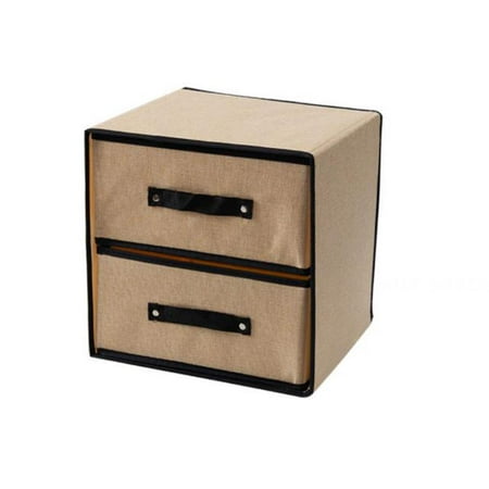SUANMAY Foldable Drawer Storage Box 2-Drawer Storage Organizer Box Easy Pull Fabric Bins Bedside Storage Organizer Boxes for Underwear Bras Clothes Off-White
SUANMAY Foldable Drawer Storage Box 2-Drawer Storage Organizer Box Easy Pull Fabric Bins Bedside Storage Organizer Boxes for Underwear Bras Clothes Off-White