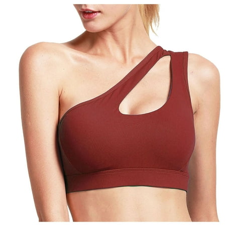 CFXNMZGR Yoga Bra For Women One-Shoulder Plus Size Exercise Shake-Proof Yoga Bra Underwear
CFXNMZGR Yoga Bra For Women One-Shoulder Plus Size Exercise Shake-Proof Yoga Bra Underwear