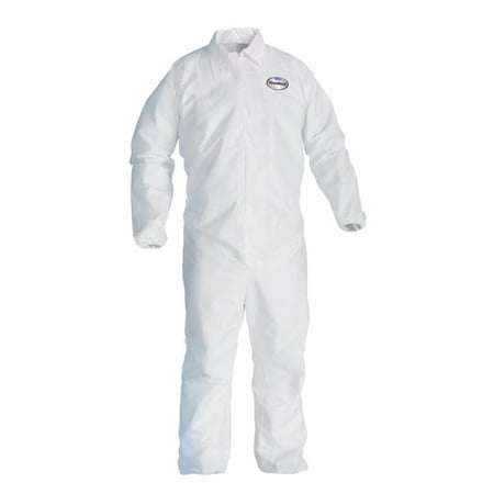 Case of Kleenguard A40 Coveralls with Zipper Elastic and Hood - Large