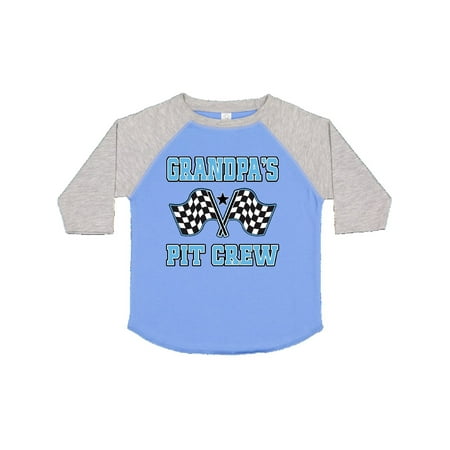 Inktastic Grandpa Pit Crew Grandson Gift Toddler Boy Girl T-Shirt