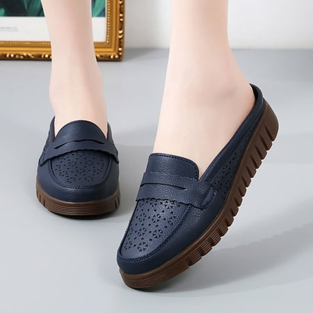 Josdec Womens Shoes Clearance Versatile Flat Shoes Soft Bottom Large Size Solid Color Shoes Leather Shoes
Josdec Womens Shoes Clearance Versatile Flat Shoes Soft Bottom Large Size Solid Color Shoes Leather Shoes
