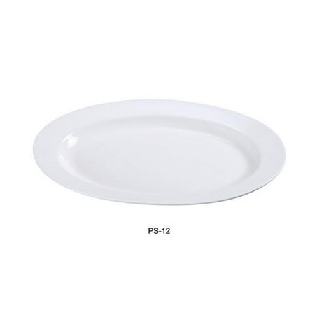 

Porcelain Oval Platter Bone White - 10.625 x 7.25 in. - Pack of 24