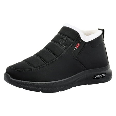 Rrunsv Womens Snow Boots Winter Warm Booties Fur Lined Anti-Slip Ankle Boots Outdoor Slip On Waterproof Booties Comfortable Warm Shoes Ankle Boots Black 7
Rrunsv Womens Snow Boots Winter Warm Booties Fur Lined Anti-Slip Ankle Boots Outdoor Slip On Waterproof Booties Comfortable Warm Shoes Ankle Boots Black 7