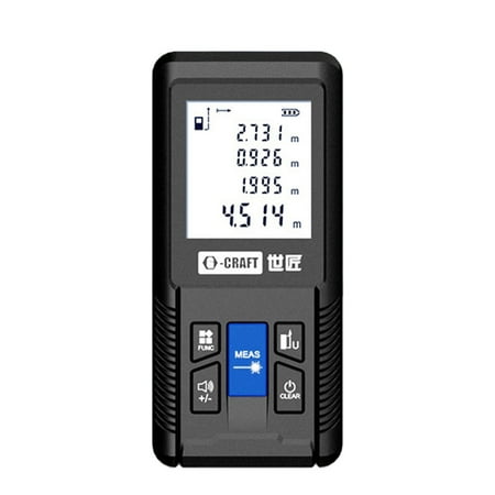 Tiyuyo High Precision Laser Distance Meter Digital Area Test Tool (Precision 50m)
Tiyuyo High Precision Laser Distance Meter Digital Area Test Tool (Precision 50m)