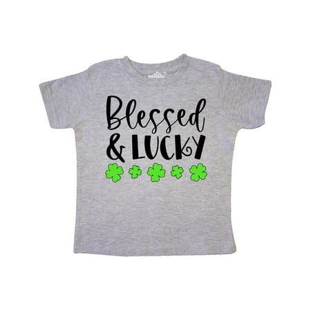 Inktastic Blessed and Lucky 4 Leaf Clovers St. Patrick s Day Gift Toddler Boy or Toddler Girl T-Shirt
Inktastic Blessed and Lucky 4 Leaf Clovers St. Patrick s Day Gift Toddler Boy or Toddler Girl T-Shirt
