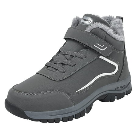 Qufokar Mens Slippers Size 13 Leather Snow Boots For Men Fashion Couples Men Winter Flat Hook Loop Keep Warm Snow Boots Comfortable Short Boots Sport Shoes
Qufokar Mens Slippers Size 13 Leather Snow Boots For Men Fashion Couples Men Winter Flat Hook Loop Keep Warm Snow Boots Comfortable Short Boots Sport Shoes