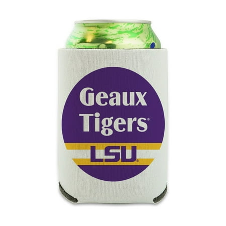 Geaux Tigers LSU Can Cooler - Drink Sleeve Hugger Collapsible Insulator - Beverage Insulated Holder
Geaux Tigers LSU Can Cooler - Drink Sleeve Hugger Collapsible Insulator - Beverage Insulated Holder