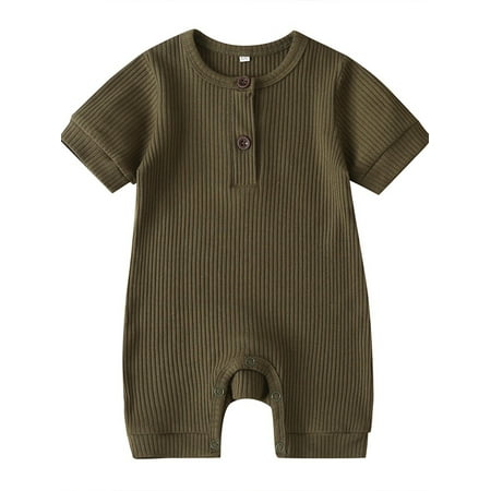 LisenraIn Newborn Baby Boy Girl Knitted Romper Jumpsuit One-Pieces Clothes
