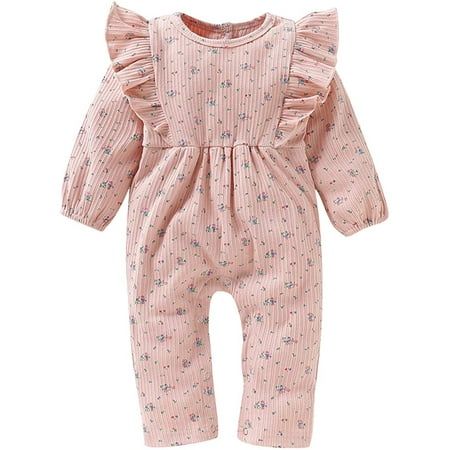 YOUI-GIFTS 0-18M Baby Girls Ruffled Romper Long Sleeve Bodysuit Jumpsuit for Infant Toddler
YOUI-GIFTS 0-18M Baby Girls Ruffled Romper Long Sleeve Bodysuit Jumpsuit for Infant Toddler