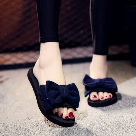 STEADY Women s Bohemian Bow Flat Slippers Summer Sandals Non-slip Beach Shoes Blue / 39
STEADY Women s Bohemian Bow Flat Slippers Summer Sandals Non-slip Beach Shoes Blue / 39