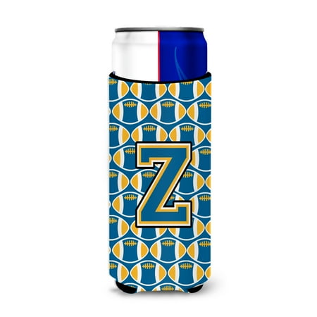 Carolines Treasures CJ1077-ZMUK Letter Z Football Blue and Gold Ultra Beverage Insulators for slim cans Slim Can
Carolines Treasures CJ1077-ZMUK Letter Z Football Blue and Gold Ultra Beverage Insulators for slim cans Slim Can