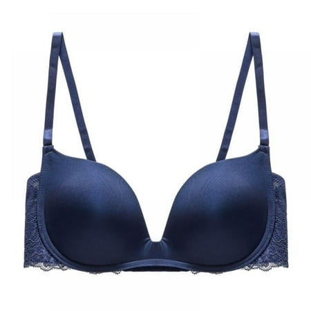 B Cup Wire Free Bra For Women Ladies Breathable Sexy Underwear Female Fashion Push Up Bra Comfort Wireless Bra 5 Colors Blue 36B
B Cup Wire Free Bra For Women Ladies Breathable Sexy Underwear Female Fashion Push Up Bra Comfort Wireless Bra 5 Colors Blue 36B