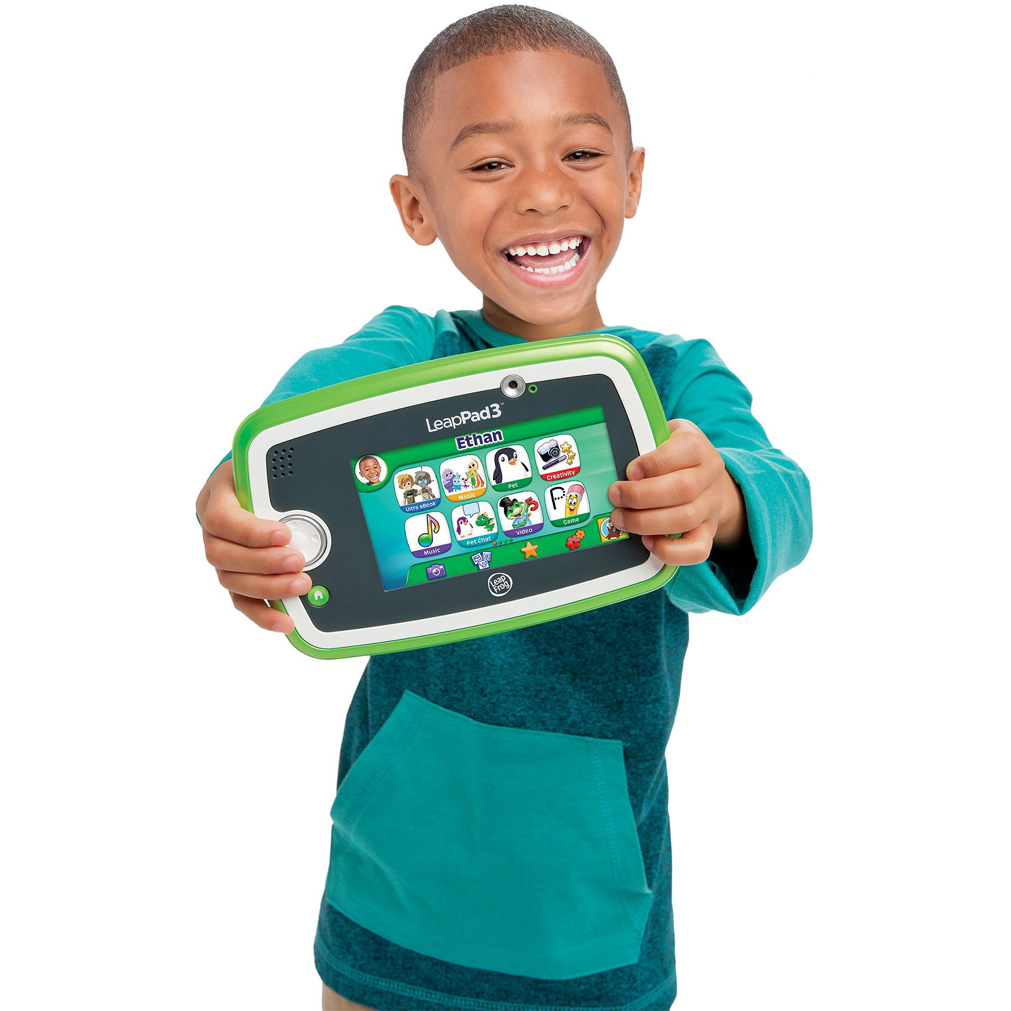 LeapFrog LeapPad3 Kids\u0026#39; Learning Tablet with Wi-Fi, Green or Pink ...