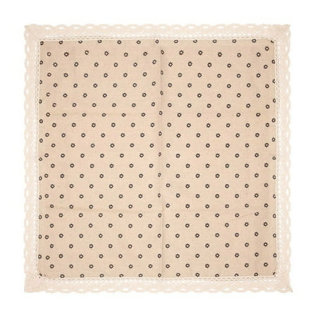 Table cloth linen rural pastoral home cover desk towels rectangle dust-proof tablecloth with lace Coffee small chrysanthemum 60x60cm
Table cloth linen rural pastoral home cover desk towels rectangle dust-proof tablecloth with lace Coffee small chrysanthemum 60x60cm