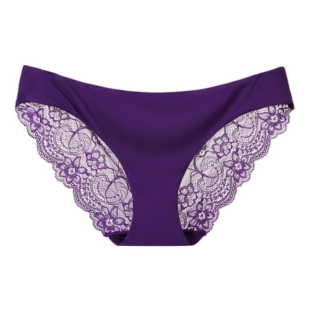 Zuwimk Womens Panties Seamless Womens Lace Thongs Panties Underwear Low Rise T-Back Underpants I XL
Zuwimk Womens Panties Seamless Womens Lace Thongs Panties Underwear Low Rise T-Back Underpants I XL