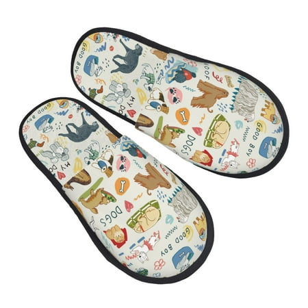 Junzan Fuzzy Feet Slippers For Women House Shoes Non Slip Indoor/Outdoor Dogs Funny Pets Designs-Large
Junzan Fuzzy Feet Slippers For Women House Shoes Non Slip Indoor/Outdoor Dogs Funny Pets Designs-Large