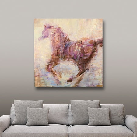 ArtWall JC Pino's Elegant Run, Gallery Wrapped Canvas