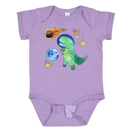 

Inktastic Tyrannosaurus Rex Vs. Meteor Fun Space Dinosaur Gift Baby Boy or Baby Girl Bodysuit