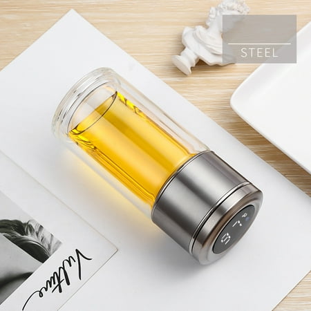 Livesture Intelligent Temperature Display Double Glass Tea Water Separation Cup True color 230ml
Livesture Intelligent Temperature Display Double Glass Tea Water Separation Cup True color 230ml