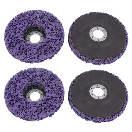4Pcs 125mm Strip Disc Abrasive Wheel Paint Rust Removal Clean
