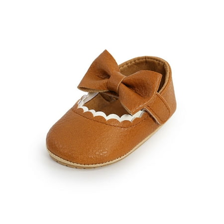 Ymiytan Baby Loafers Rubber Soft Sole Crib Shoes Princess Mary Jane Flats Party Breathable Non-slip Magic Tape Loafer Flat Brown 6C
Ymiytan Baby Loafers Rubber Soft Sole Crib Shoes Princess Mary Jane Flats Party Breathable Non-slip Magic Tape Loafer Flat Brown 6C