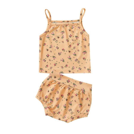 EYIIYE Baby Girl Summer Cotton Floral Sleeveless Tops High Waist Shorts Bloomers Pajamas Sets
EYIIYE Baby Girl Summer Cotton Floral Sleeveless Tops High Waist Shorts Bloomers Pajamas Sets