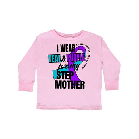 Inktastic Suicide Prevention I Wear Teal and Purple For My Step Mother Gift Toddler Boy or Toddler Girl Long Sleeve T-Shirt
Inktastic Suicide Prevention I Wear Teal and Purple For My Step Mother Gift Toddler Boy or Toddler Girl Long Sleeve T-Shirt