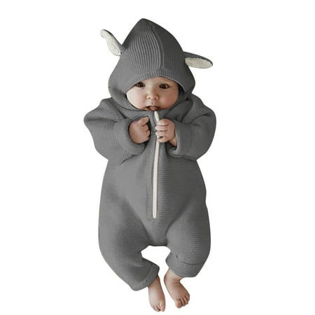 Vikakiooze Newborn Baby Girls Boys Winter Warm Knit Outwear Sweater Hooded Romper Jumpsuit
Vikakiooze Newborn Baby Girls Boys Winter Warm Knit Outwear Sweater Hooded Romper Jumpsuit