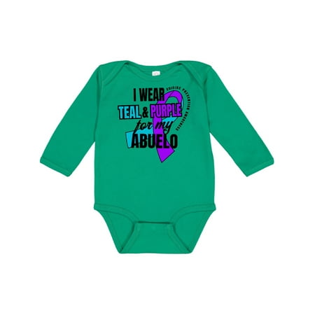 Inktastic Suicide Prevention I Wear Teal and Purple for My Abuelo Gift Baby Boy or Baby Girl Long Sleeve Bodysuit
Inktastic Suicide Prevention I Wear Teal and Purple for My Abuelo Gift Baby Boy or Baby Girl Long Sleeve Bodysuit
