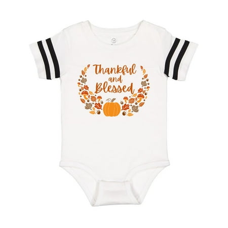 Inktastic Thankful and Blessed Pumpkin and Fall Leaves Gift Baby Boy or Baby Girl Bodysuit
Inktastic Thankful and Blessed Pumpkin and Fall Leaves Gift Baby Boy or Baby Girl Bodysuit