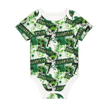 Matuu Football 7 for Baby Short-Sleeve Bodysuit Soft Cotton Comfortable and Breathable Perfect for Newborns and Infants
Matuu Football 7 for Baby Short-Sleeve Bodysuit Soft Cotton Comfortable and Breathable Perfect for Newborns and Infants