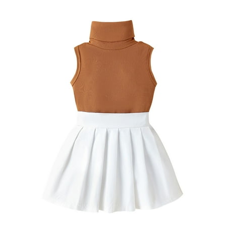 EHQJNJ Fall Girl Outfits Toddler Baby Girl Spring Summer Skirt Set Turtleneck Ribbed Sleeveless T Shirt Top and Skirts Dress 2Pcs Outfits Outfit Girl Winter Baby Outfits
EHQJNJ Fall Girl Outfits Toddler Baby Girl Spring Summer Skirt Set Turtleneck Ribbed Sleeveless T Shirt Top and Skirts Dress 2Pcs Outfits Outfit Girl Winter Baby Outfits