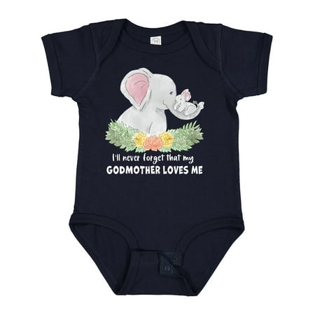 Inktastic I ll Never Forget That My Godmother Loves Me Cute Elephants Gift Baby Boy or Baby Girl Bodysuit
Inktastic I ll Never Forget That My Godmother Loves Me Cute Elephants Gift Baby Boy or Baby Girl Bodysuit