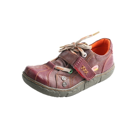 TMA EYES Hand Stitching Leather and Washed PU Leather Flat Women s Shoes with Plus Size
TMA EYES Hand Stitching Leather and Washed PU Leather Flat Women s Shoes with Plus Size
