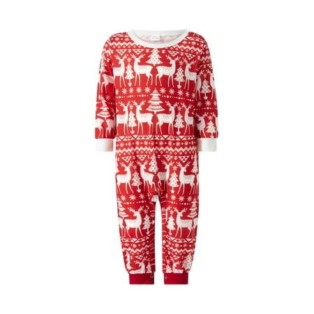 Amuver Christmas Matching Pajamas for Family Gorgeous Tree Print Long Sleeve Tops + Elk Pants Set
Amuver Christmas Matching Pajamas for Family Gorgeous Tree Print Long Sleeve Tops + Elk Pants Set