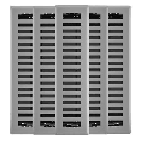 2in x 12in Montezuma Style Grey Granite Metal Rectangular Air Floor Register (5 PACK) - Overall 3 7/16 x 13 1/8
2in x 12in Montezuma Style Grey Granite Metal Rectangular Air Floor Register (5 PACK) - Overall 3 7/16 x 13 1/8