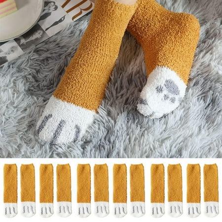 Cuddly Socks Stopper Socks Women 6 Pair Winter Socks Fluffy Socks Anti-Rush Socks With Knobs Warm Bed Socks House Socks Anti-Slip 36-42 (for Female Yellow)
Cuddly Socks Stopper Socks Women 6 Pair Winter Socks Fluffy Socks Anti-Rush Socks With Knobs Warm Bed Socks House Socks Anti-Slip 36-42 (for Female Yellow)