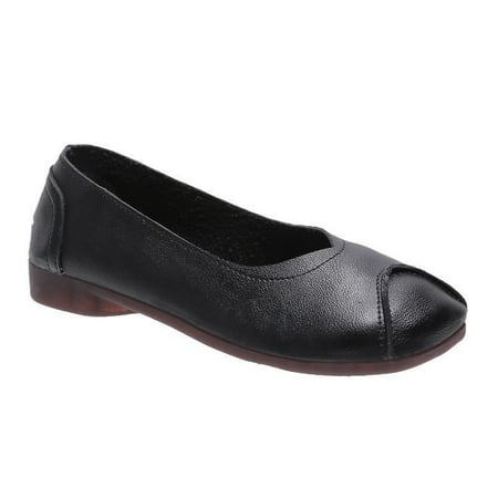 Women‘s Solid Color Flat Loafers Retro Soft Sole Non-slip Faux Leather Walking Shoes Casual Slip On Shoes
Women‘s Solid Color Flat Loafers Retro Soft Sole Non-slip Faux Leather Walking Shoes Casual Slip On Shoes