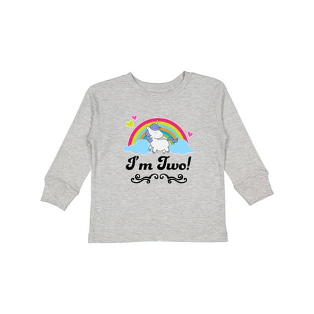 Inktastic 2nd Birthday Rainbow with Girl Unicorn Gift Toddler Toddler Girl Long Sleeve T-Shirt
Inktastic 2nd Birthday Rainbow with Girl Unicorn Gift Toddler Toddler Girl Long Sleeve T-Shirt