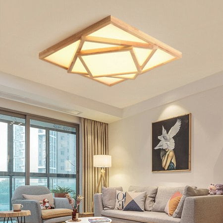48W Modern Simple Square Wood LED Ceiling Light Natural Chandelier Lamp Fixture Ceiling Lighting Rustic Semi Flush Mount Wood Ceiling Light Bedroom Acrylic Pendant Lighting Living Room Light 63cm 10V
48W Modern Simple Square Wood LED Ceiling Light Natural Chandelier Lamp Fixture Ceiling Lighting Rustic Semi Flush Mount Wood Ceiling Light Bedroom Acrylic Pendant Lighting Living Room Light 63cm 10V