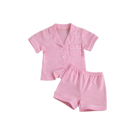 Meihuida Toddler Baby Satin Silk Pajamas Set Button-Down 2-Piece Sleepwear PJs for Kids
Meihuida Toddler Baby Satin Silk Pajamas Set Button-Down 2-Piece Sleepwear PJs for Kids